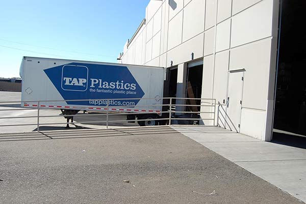 Truck loading at TAP warehouse