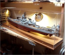 Battleship Model Display Case