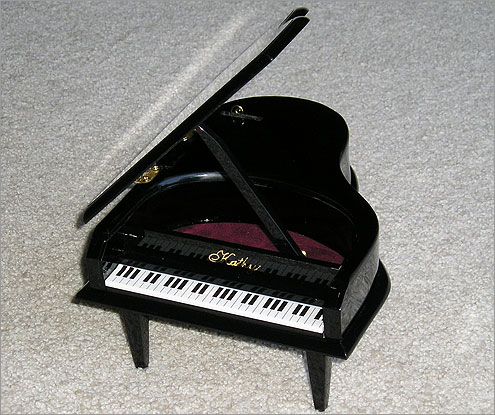 Miniature Acrylic Piano