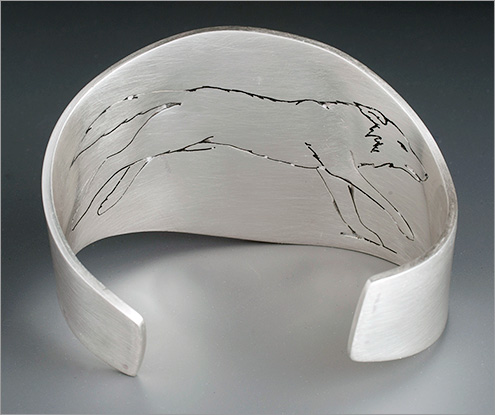 Wolf Resin Bracelet