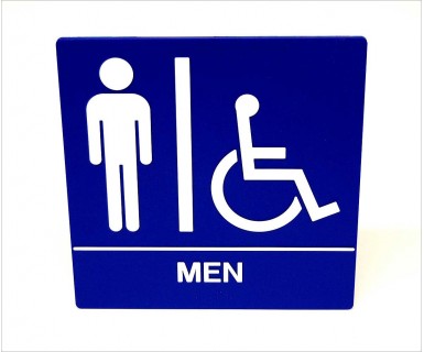 Men's Restroom ADA Wall Sign