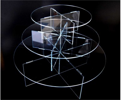 Clear Acrylic 3 Tier Cupcake Display