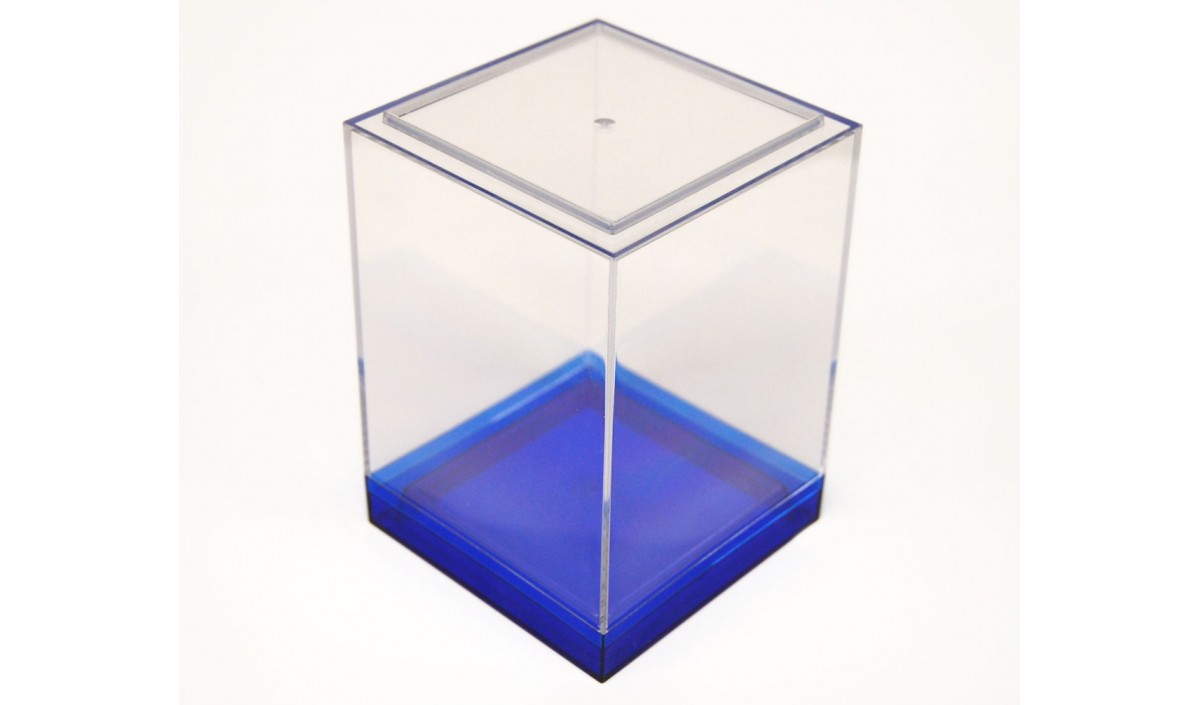 Plastic Box Canister Series Boxes with Colored Bases TAP Plastics