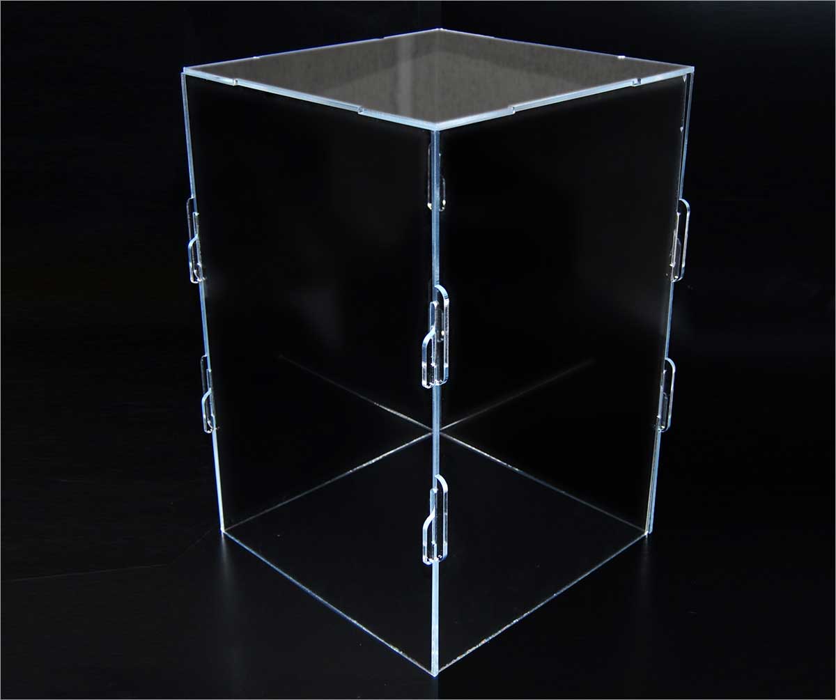 Clear Acrylic Collapsible Display Box