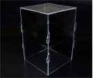 Clear Acrylic Collapsible Box 18 in x 12 in x 12 in