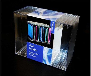 Plastic DVD Holder