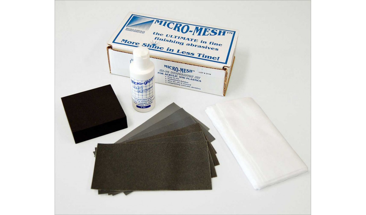 Plastic and Acrylic Restoration Kit - Do-It-Yourself - GP-PRO Abrasive