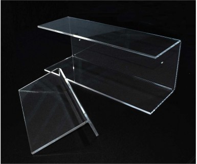 Clear Plastic Shelving| Single and Double 