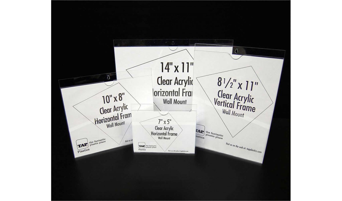 Clear Acrylic Hanging Frame TAP Plastics