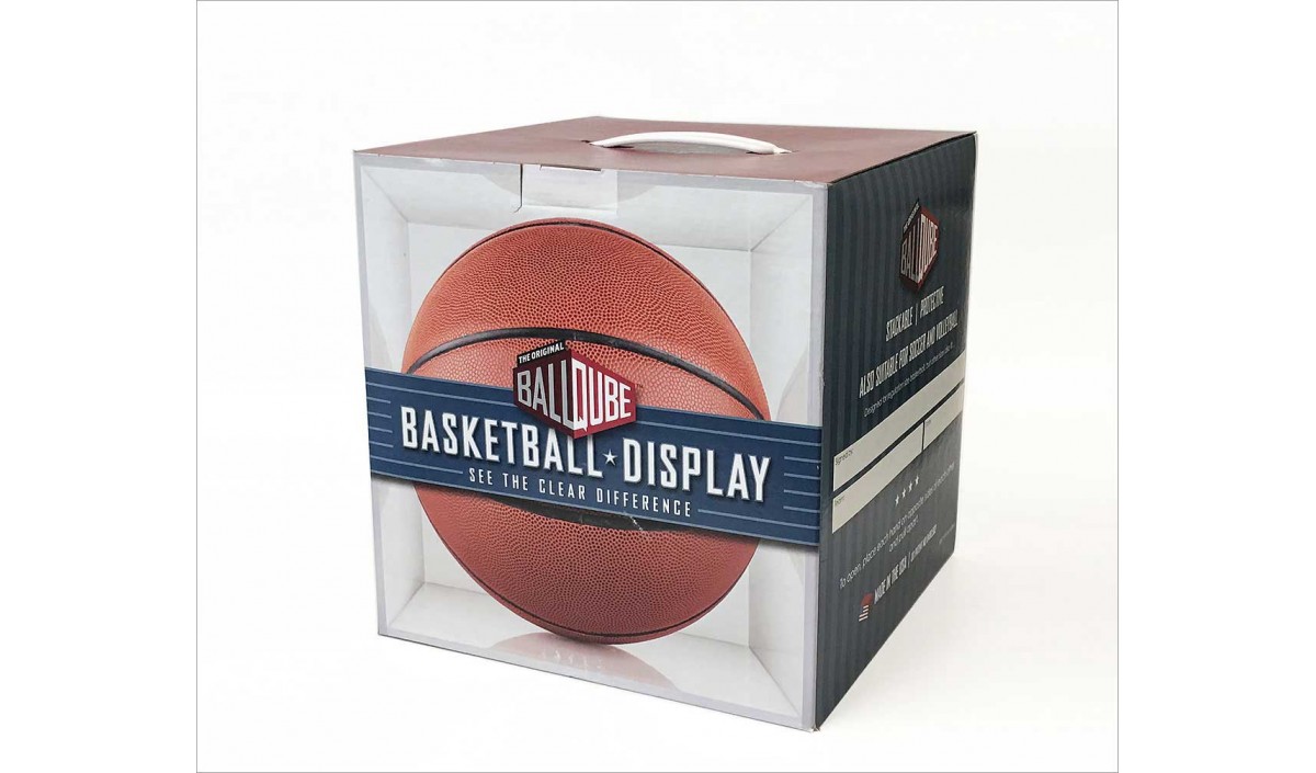 BallQube Basketball Display Case TAP Plastics
