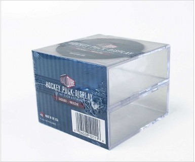 BallQube Plastic Hockey Puck Display- 2 Pack BallQube Plastic Hockey Puck Display- 2 Pack