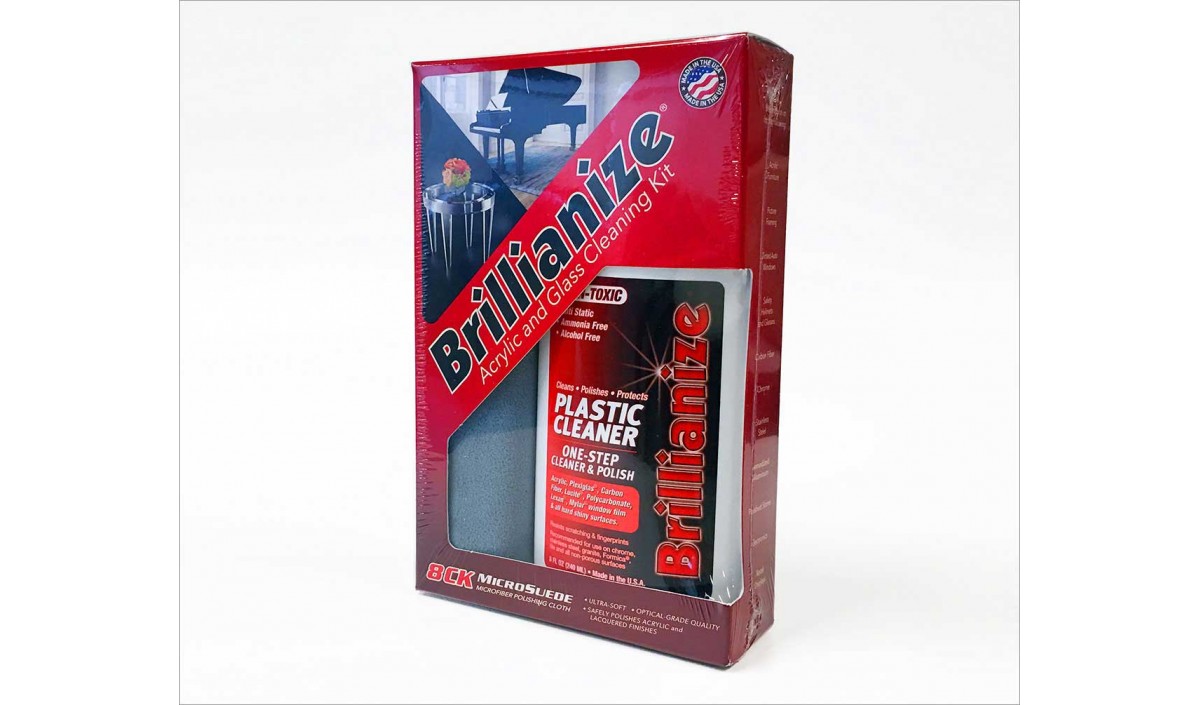 Brillianize Plastic Cleaning Kit with Microsuede Polishing Cloth : TAP  Plastics