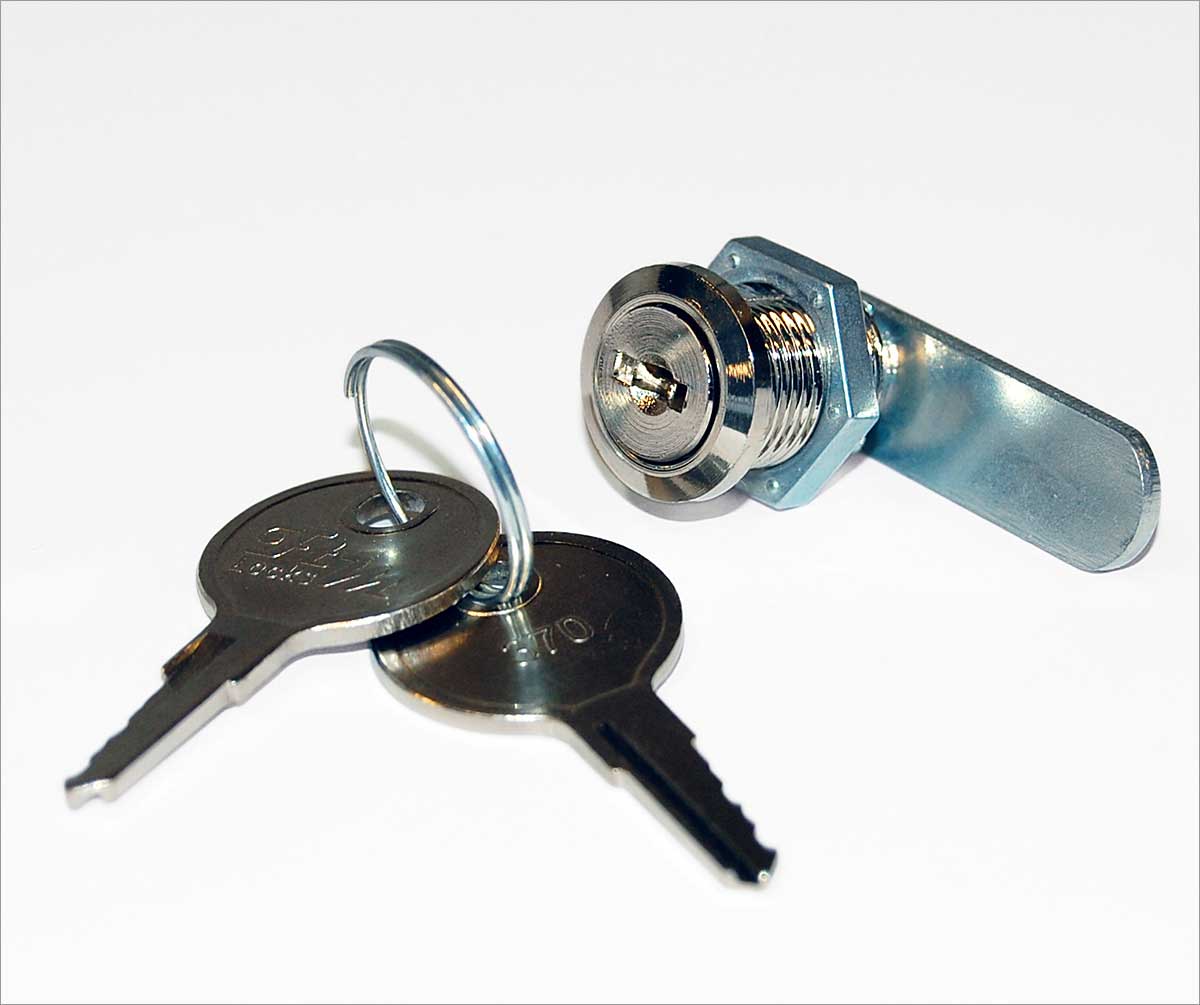 Mini Chrome Cam Lock