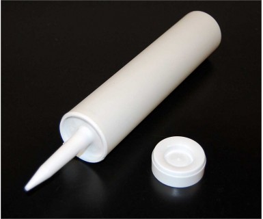 Empty Plastic Caulking Tube with Plunger Standard Size