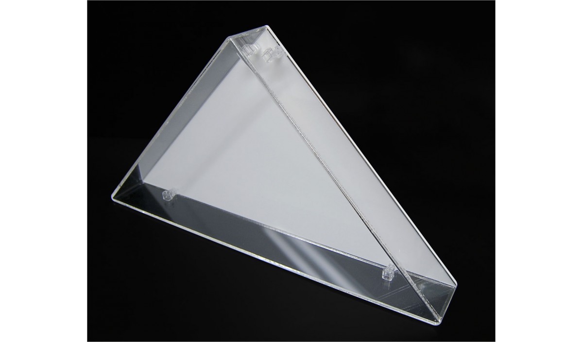 Flag Display Case Clear or Green Edge Plexiglass TAP Plastics