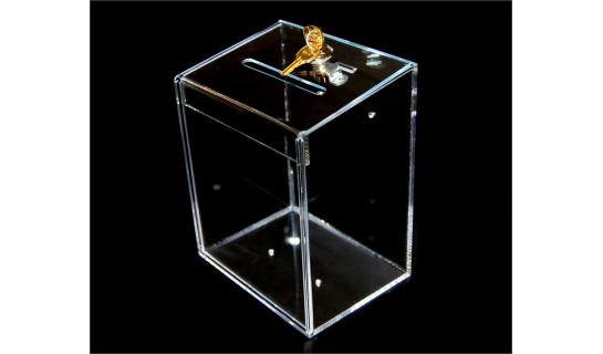 Plastic Ticket Collection Box With Lock, Plastic Suggestion, Donation,  Comment, and Ballot Box : TAP Plastics