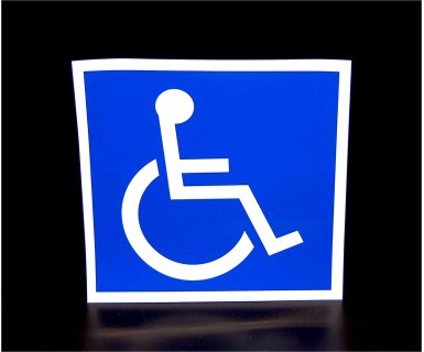 Wheelchair Accessible Decal 6 Wheelchair Accessible Decal 6