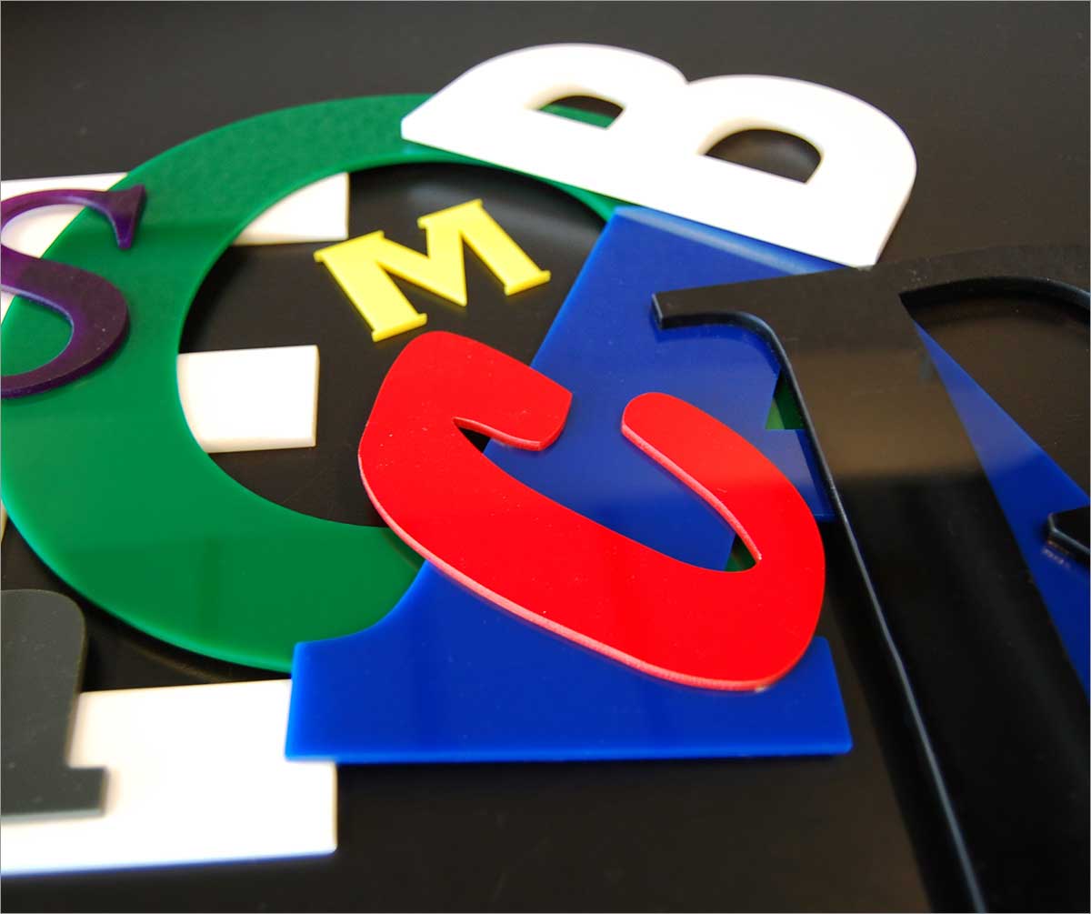 Laser Cut Acrylic Letters for Signage