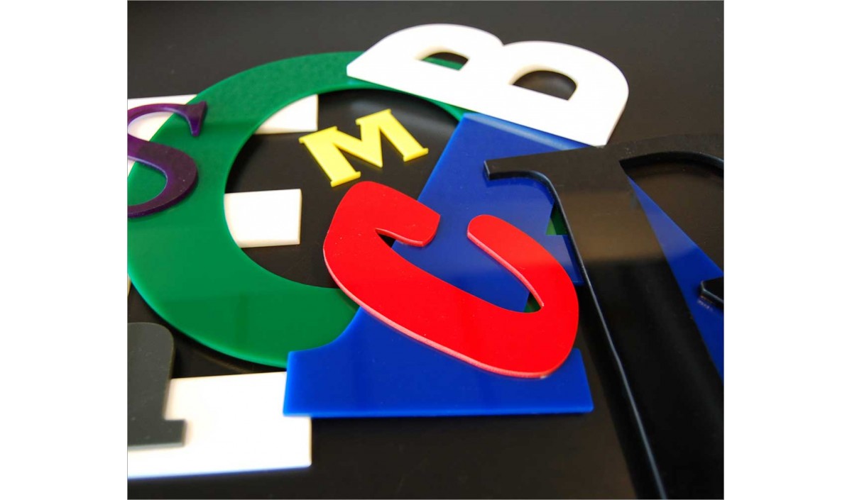 Plastic Letters - Custom Laser Cut 3D Letters and Logos for