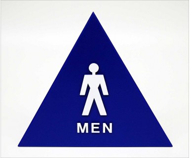 Men Restroom Door Sign