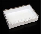 Molded Box #1940, White/Clear