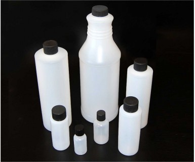 HDPE Bottles with Plastic Caps