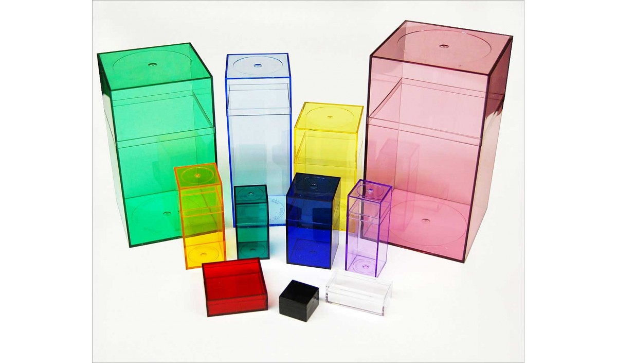 Colored plastic storage deals boxes