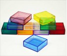 Colored Plastic Box M522 (10 ct)