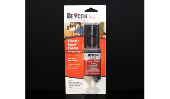 Devcon plastic clearance steel