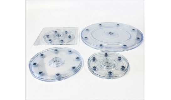 4 in Revolving Display Base Clear
