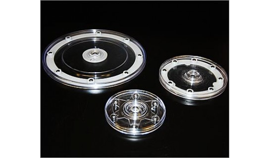 4 in Revolving Display Base Clear
