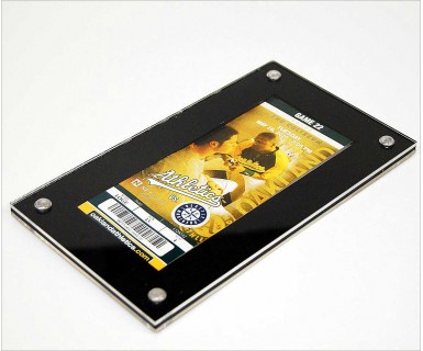 Sports and Concert Ticket Display Case: Extra Long