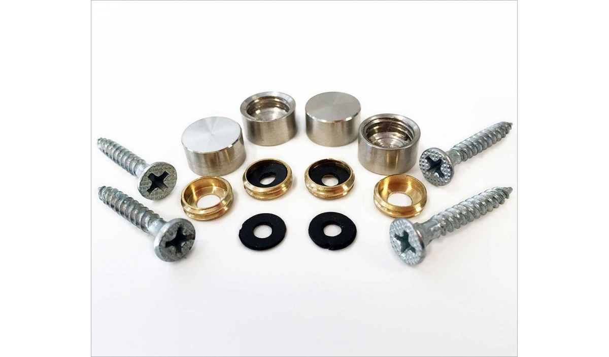 Stainless Steel Screw Covers TAP Plastics