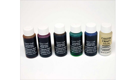 Castin' Resin Transparent Dyes : TAP Plastics