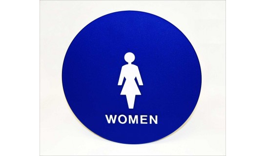 women restroom sign