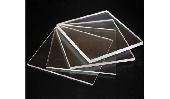10 Cast Acrylic Sheet Opaque 2" x 2" 1/8" Thick Round Corners Polished Edges 