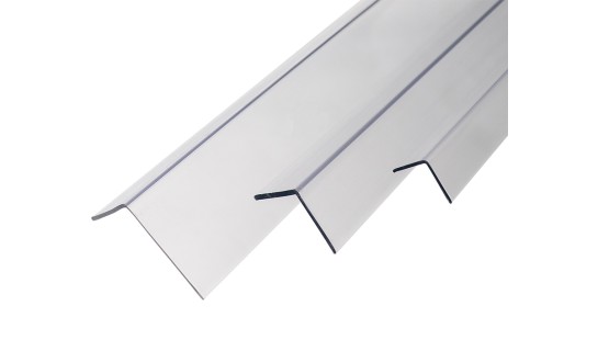 Clear plastic top wall corner guards