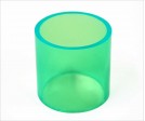 OD 2 in x 6 ft x 1 3/4 ID Fl. Green 1/8 wall