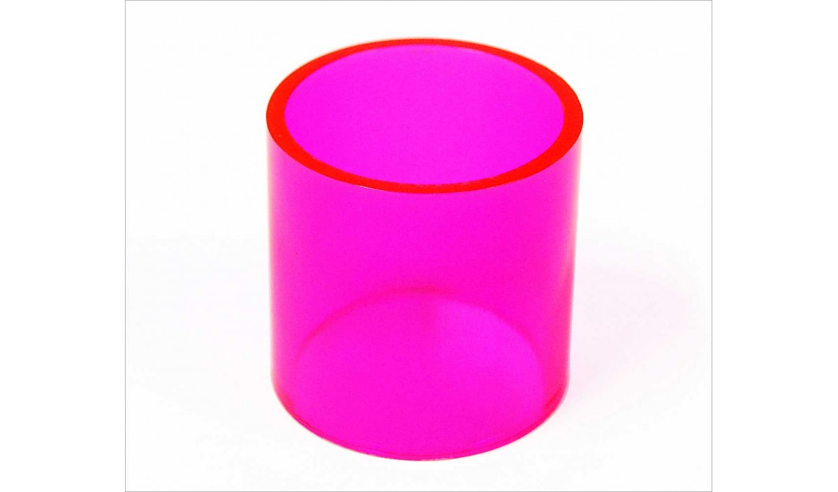 2" Transparent Colored Acrylic Tubes TAP Plastics TAP Plastics