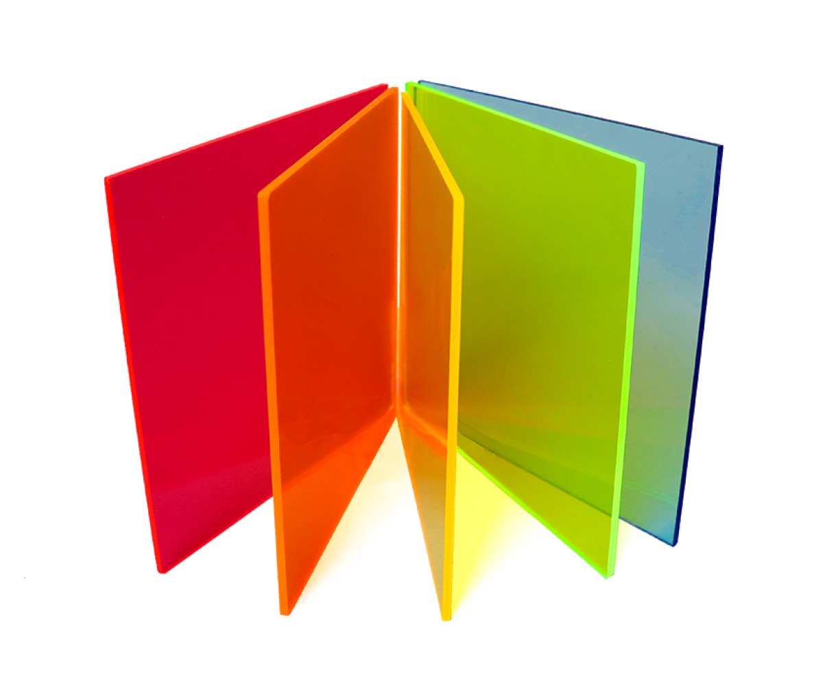 Fluorescent Neon Acrylic Plexiglass Cast Sheets