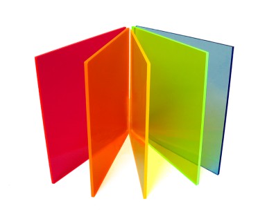 Fluorescent Neon Acrylic Plexiglass Cast Sheets