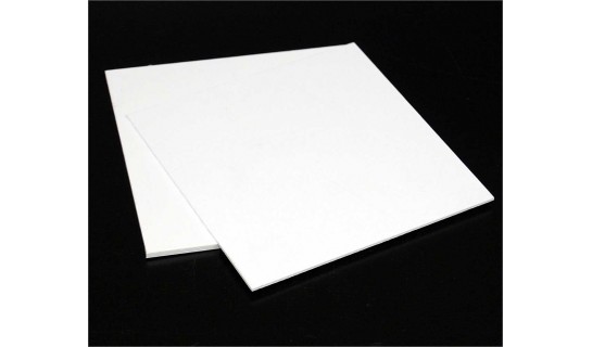 Tap Plastics Styrene Plastic Sheets Cut-to-Size | White