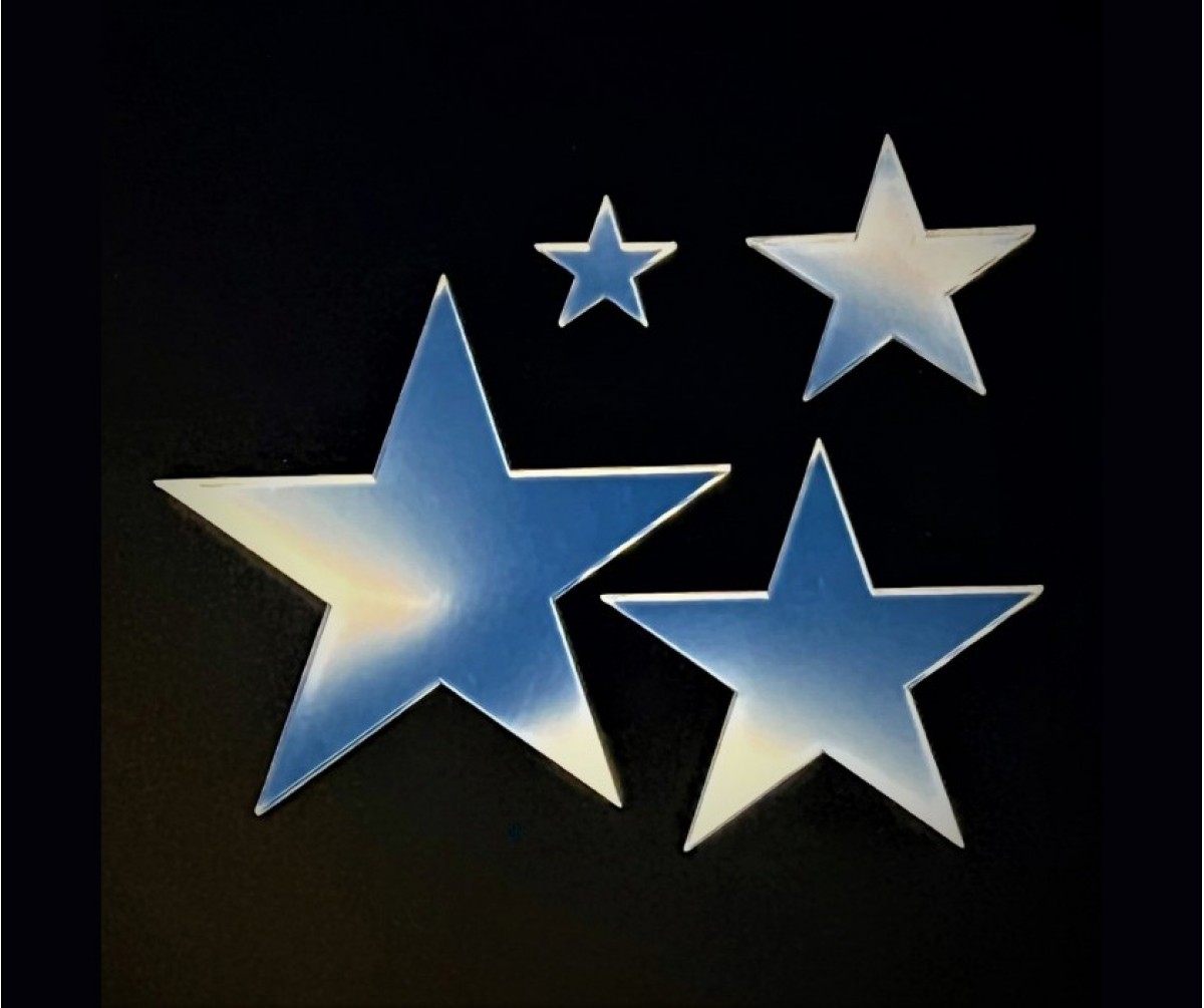 Acrylic Mirror Stars