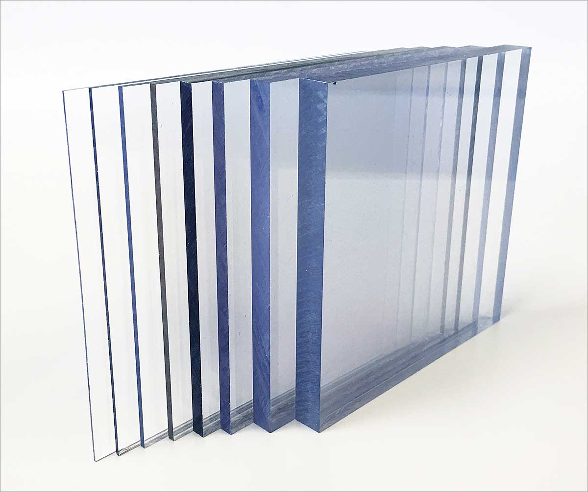UV Protected Outdoor Polycarbonate - Clear and Colored