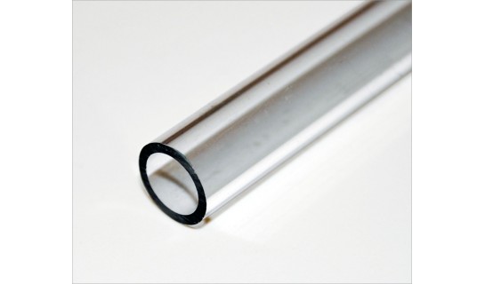Clear Color 24 L 3/4 ID x 1 OD x 1/8 Wall Polycarbonate Tubing 