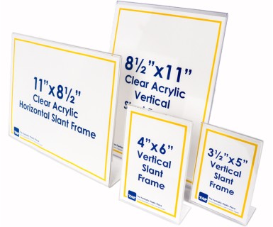 Polystyrene Slant L Frames