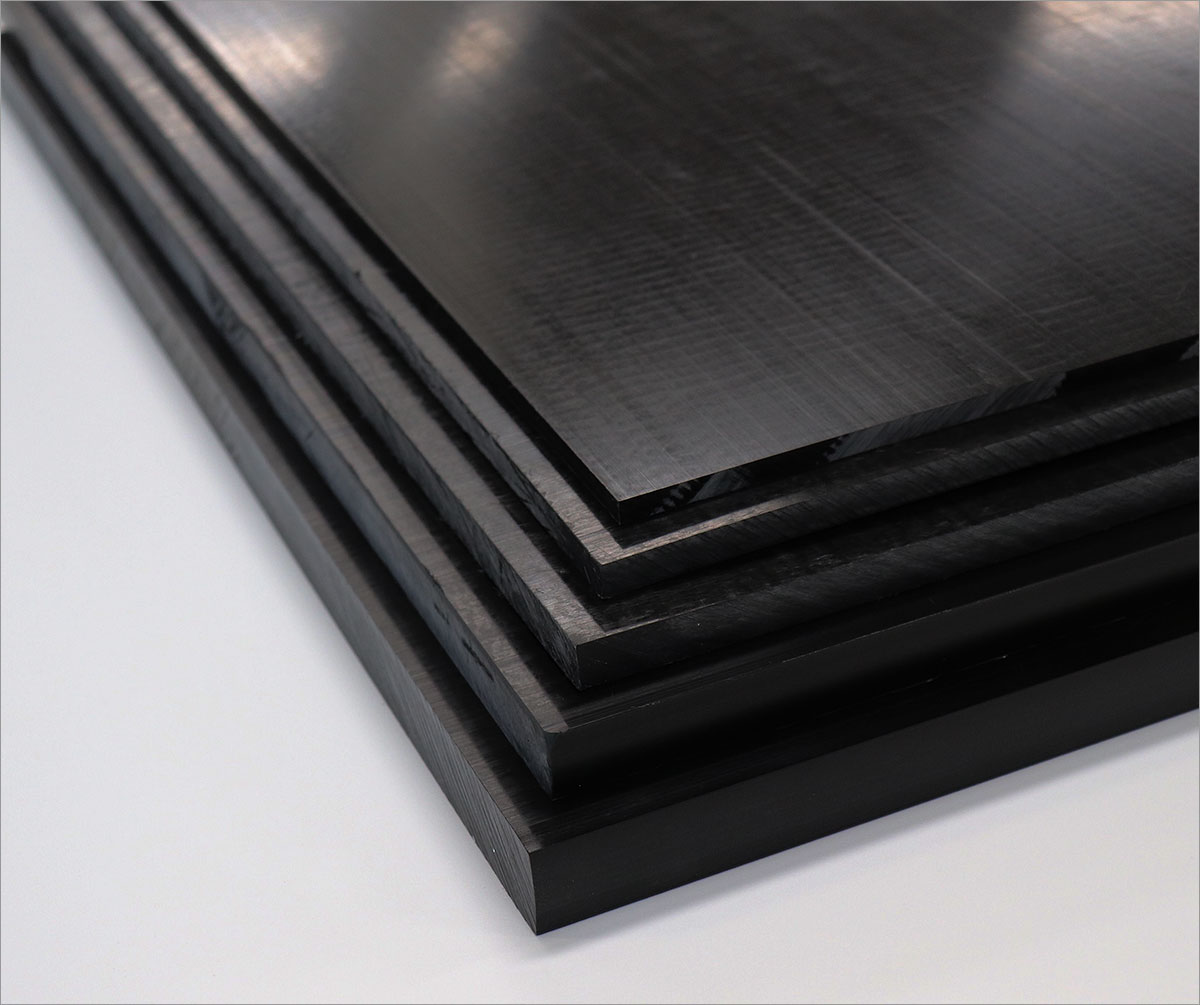 1/8 Thickness UL 94HB 24 Length Standard Tolerance Opaque Black Acetal Copolymer Sheet 24 Width 