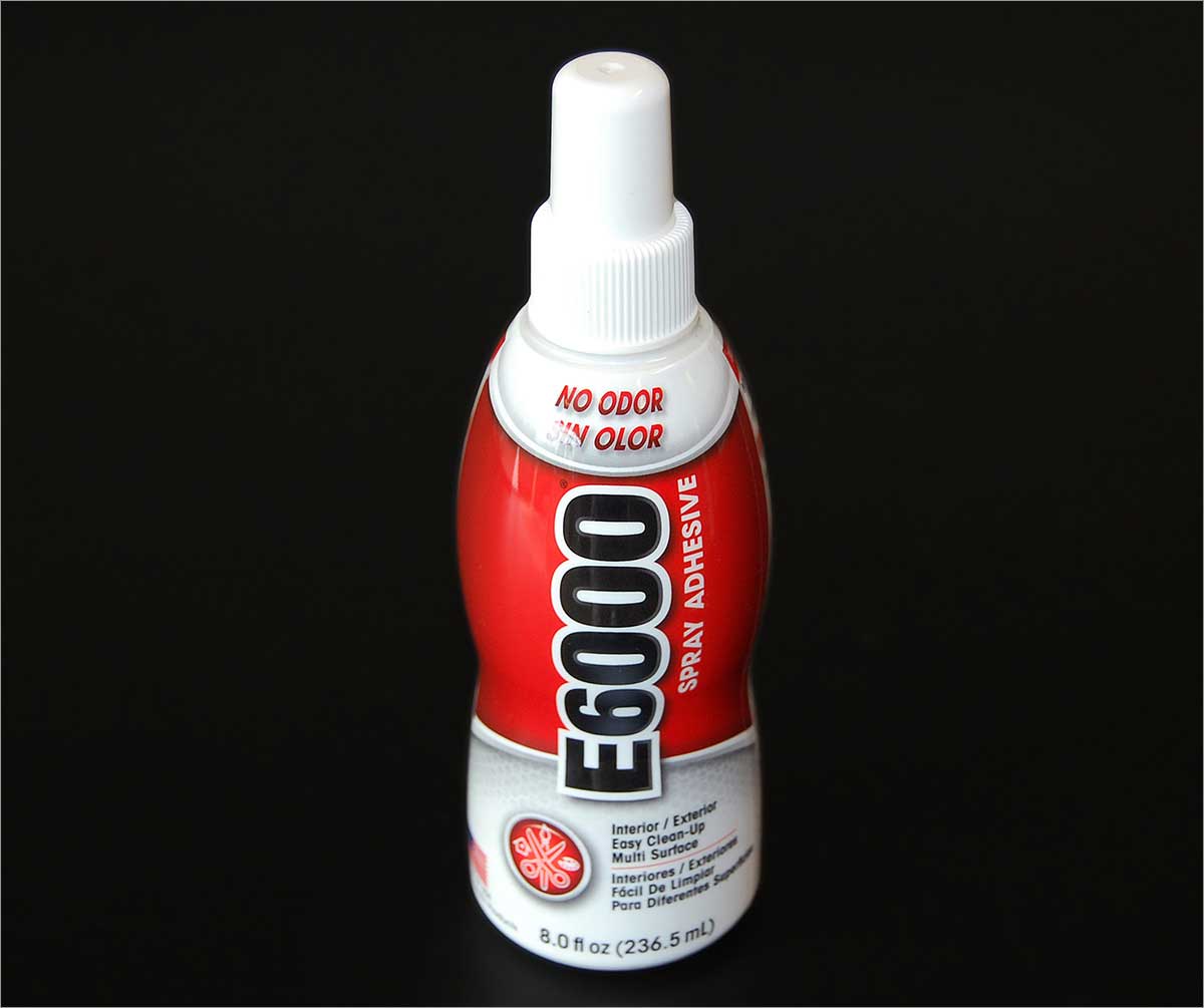 E6000 Spray Adhesive Tap Plastics