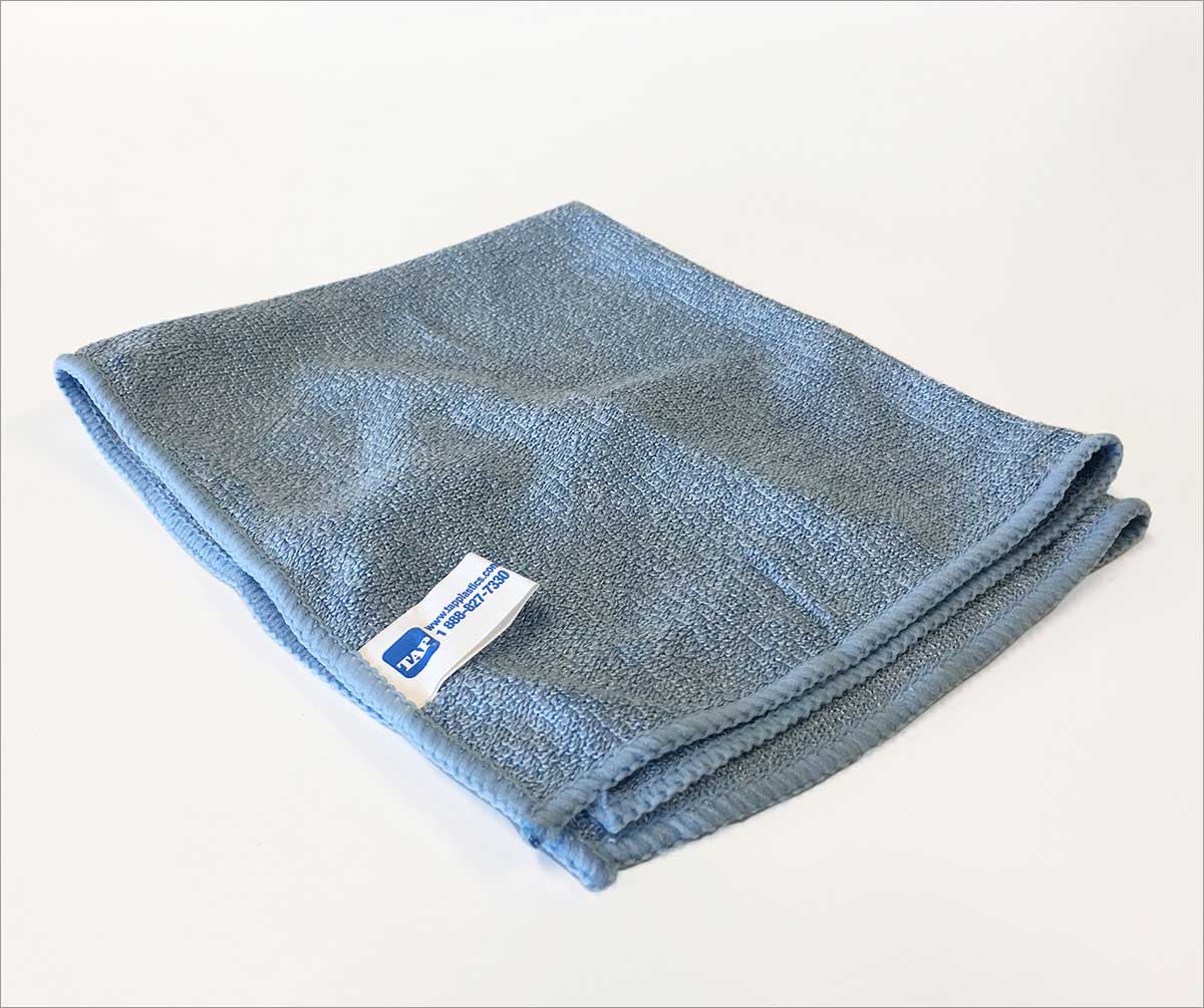 35x35, 6 Pack, Professional Polyte Microfibre Cleaning Cloth 
