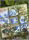 Picture tile art coated with EX-74.